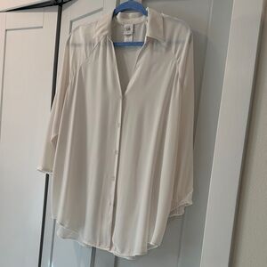 CAbi Cream Button-Down Shirt